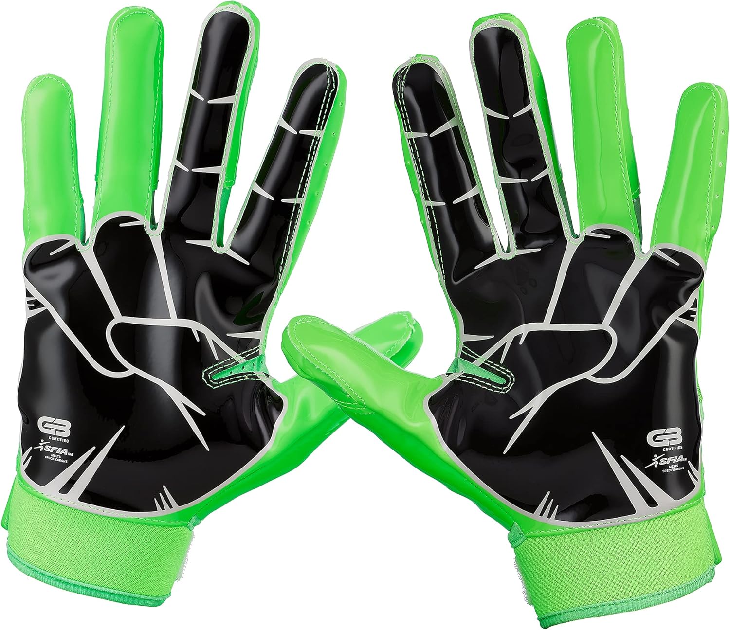 Buy Grip Boost Peace, Shaka, and Hook 'Em Football Gloves Pro Elite