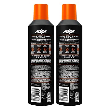 Edge Shaving Gel for Men, Sensitive Skin, 9.5 oz (2 Pack)
