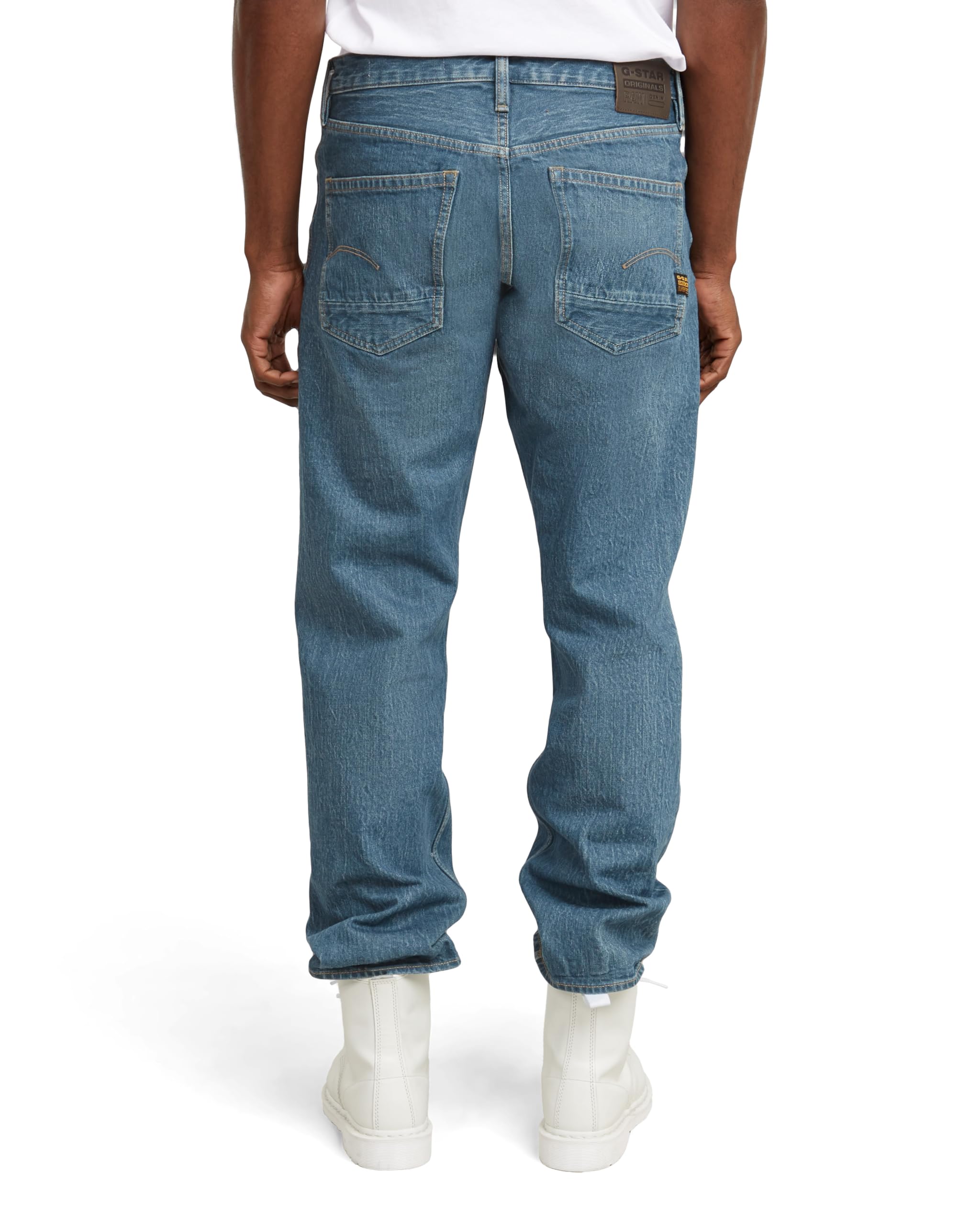 G-Star Herren Dakota Regular Straight Jeans Blau (96 mom Washes D23691-D318-G535) 28W / – Bild 2