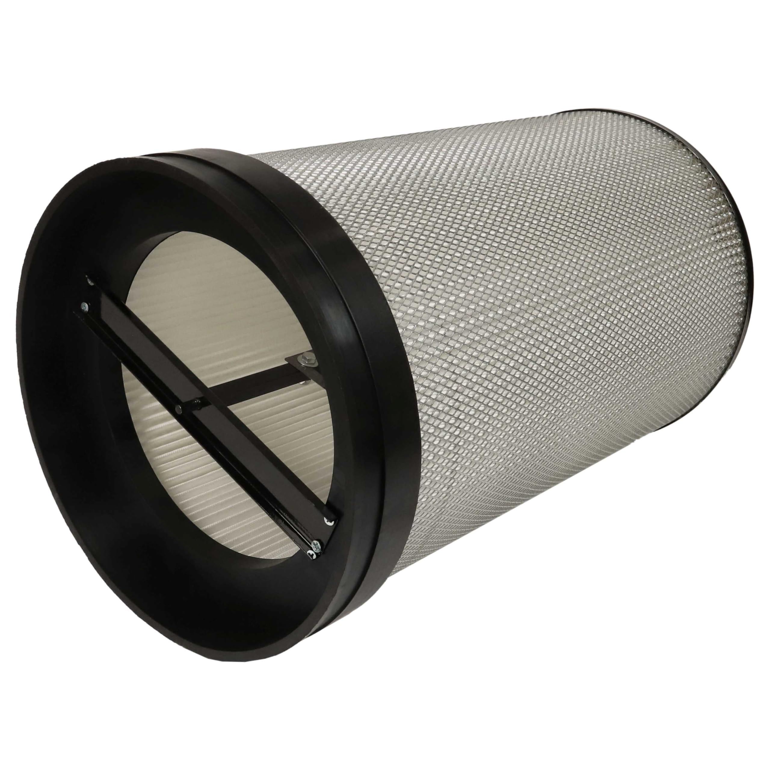 vhbw 2x Filtro de polvo fino compatible con BAMATO AB-550 sistema de extracción - Cartucho de filtro de polvo fino con cepillo de limpieza