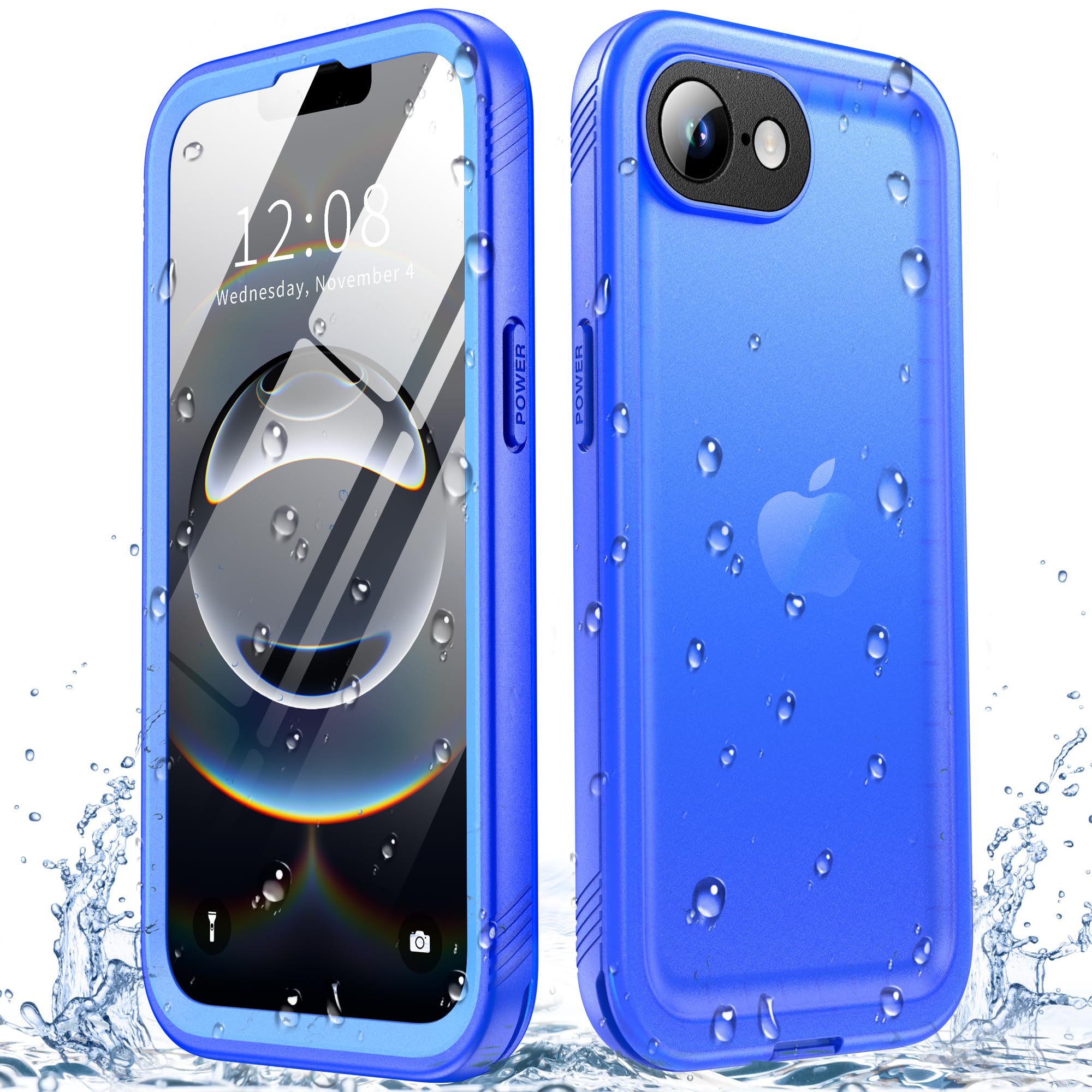 SPORTLINK for iPhone 16e/17e Waterproof Phone Case - Built in Screen & Camera Lens Protector,6.6FT Military Dropproof/Shockproof/Dustproof/IP68