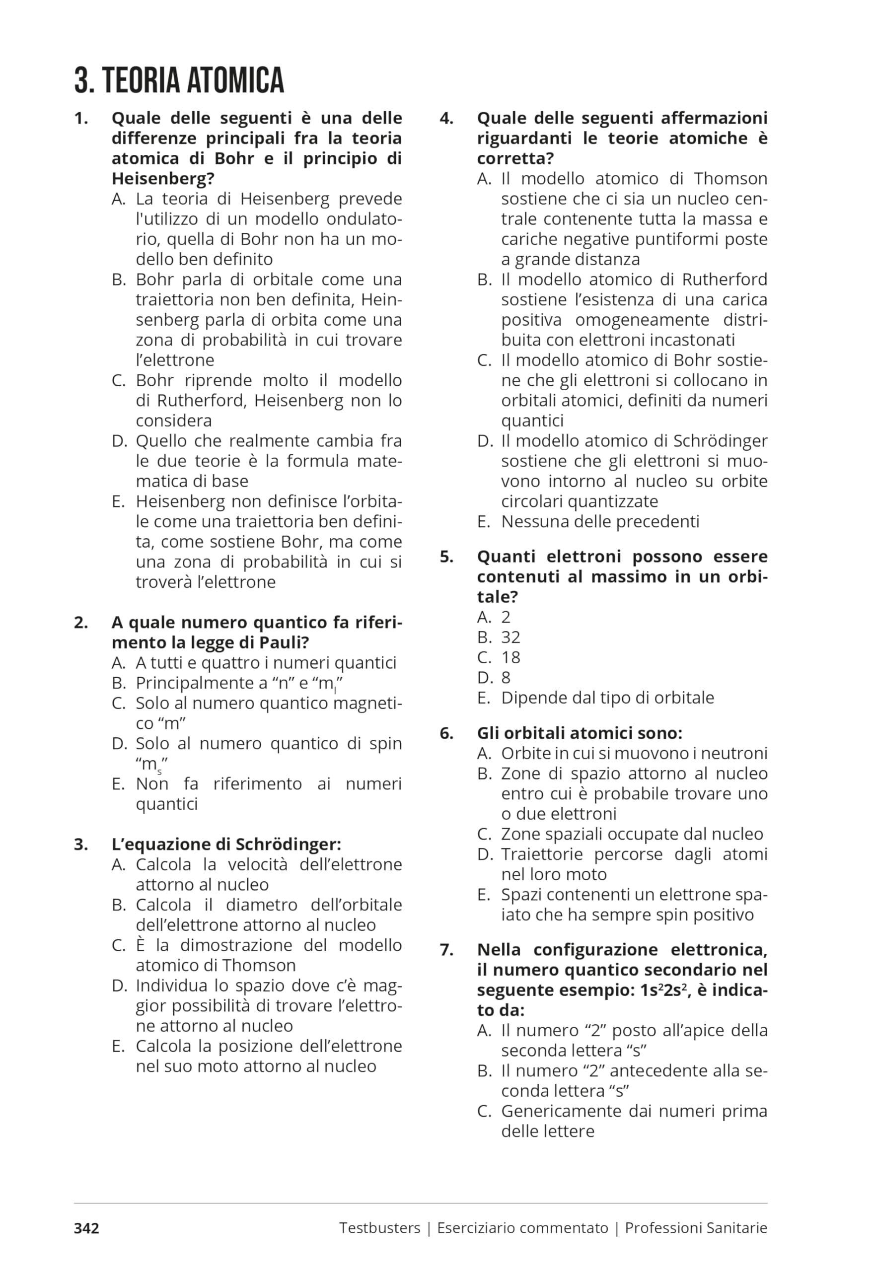Testbusters. Professioni sanitarie 2026. Eserciziario commentato. Con simulatore online