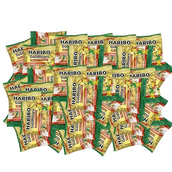Gold Bears Gummi Candy - Limited Holiday Edition - 3 Christmas Flavors - Individually Wrapped Pouches - Delicious Mini Gummy Candy for Birthdays, New Year, Christmas, Pinata & Pantry 2 lbs
