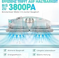 HAUSHOF Ablaktisztító Robot 3800PA Spray Funkcióval, Intelligens Navigáció és Távirányítás 2