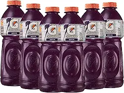 Isotônico Gatorade Uva 500ml Garrafa, Pack C/6
