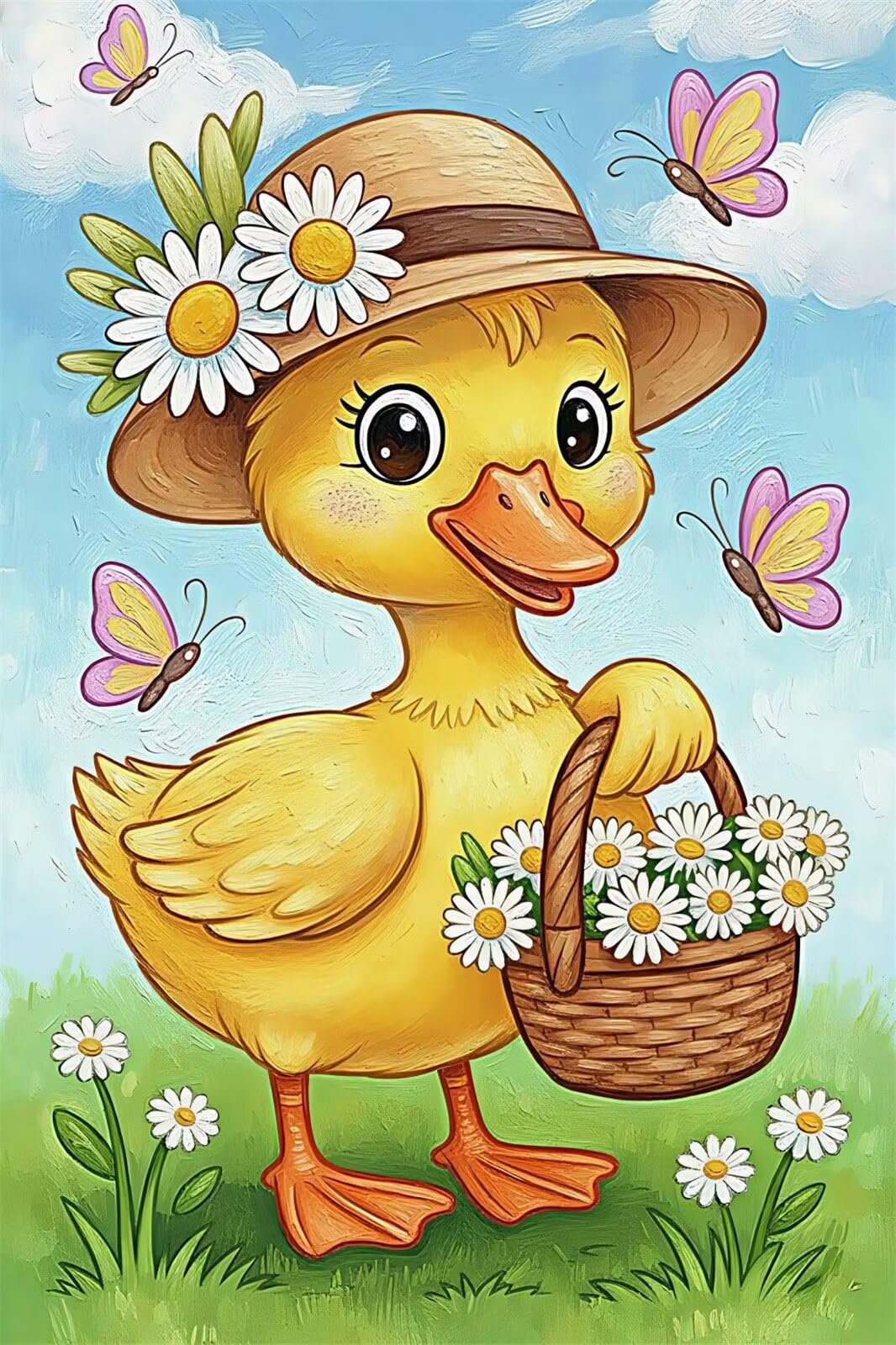 Puzzle 3000 sztuk kwiat kaczka kreskówka, puzzle niemożliwe, łamigłówki, łamigłówki, gry logiczne dla całej rodziny, puzzle dla dorosłych 3000 sztuk 122 x 81 cm