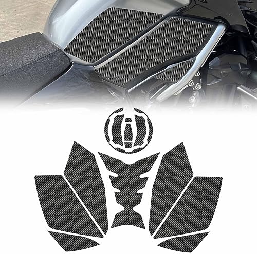 Motocicleta compatible con KA-WA-SA-KI Z900 Z 900 Z-900 2017 2018 2019 2020 2021 2022 2023 almohadilla de carbono para depósito de combustible para
