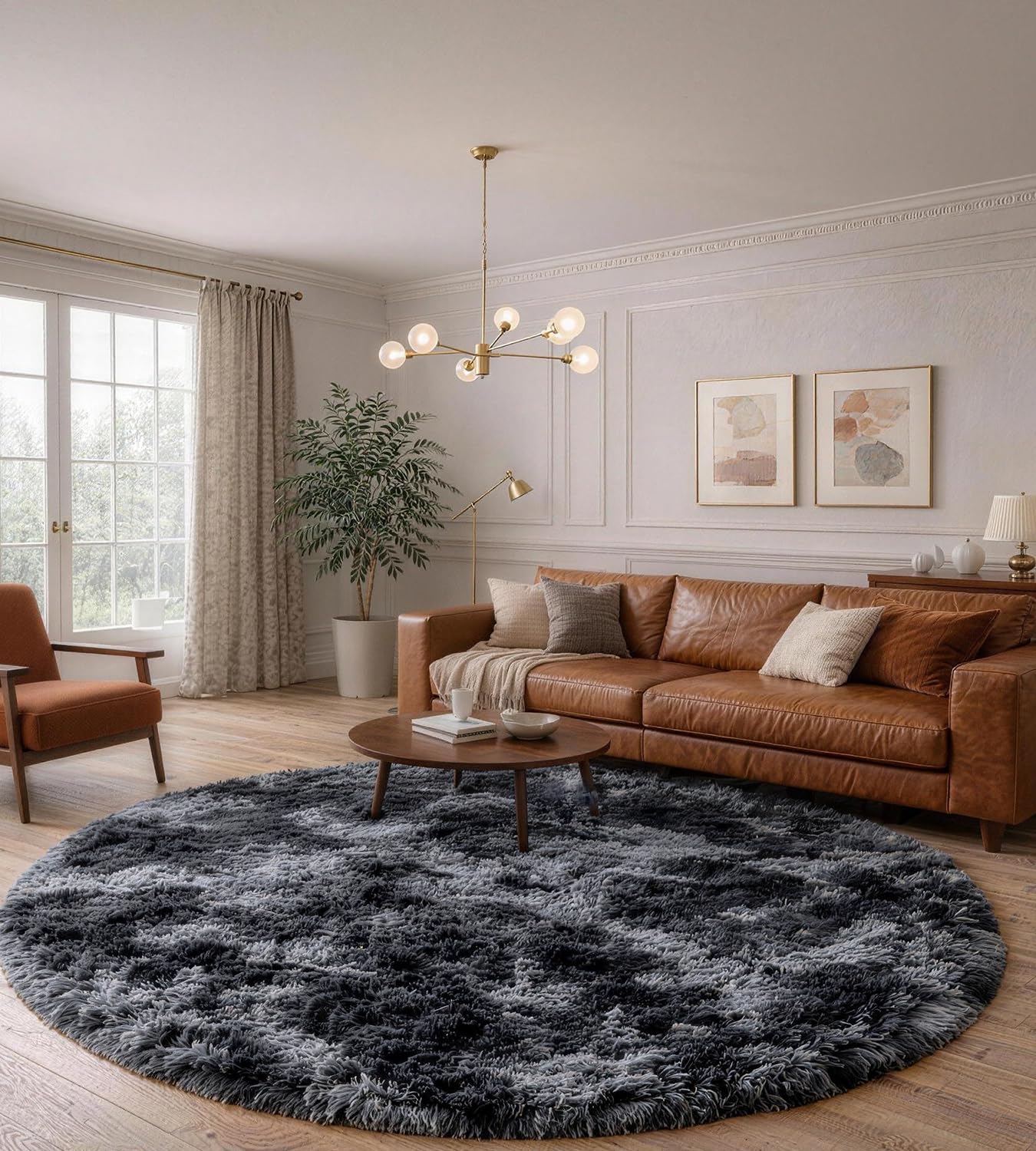 MARATIP Teppich Wohnzimmer Hochflor Schlafzimmer Wohnzimmerteppich