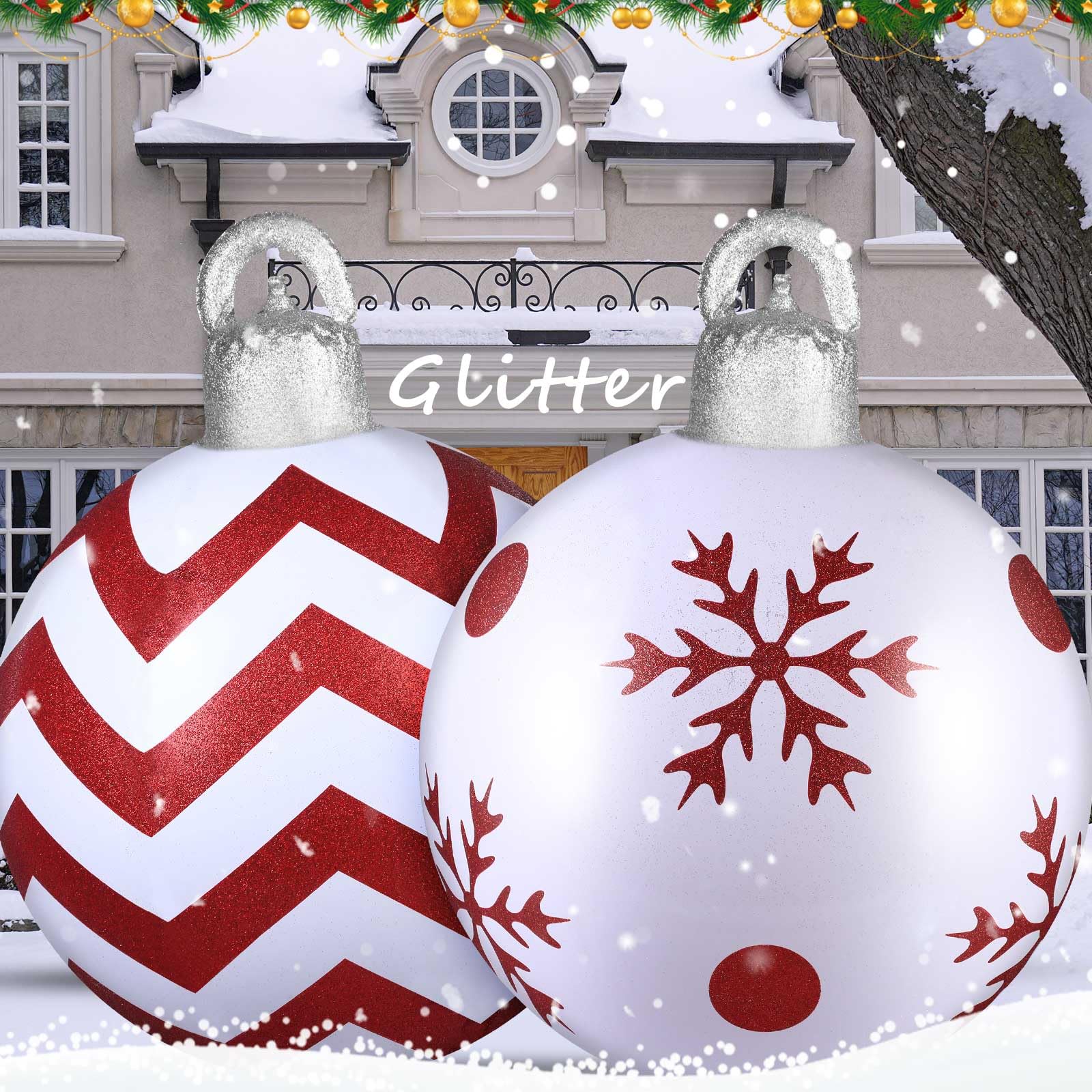 Snapklik.com : Jetec 2 Pcs 18 Inch Giant Christmas Inflatable Print ...