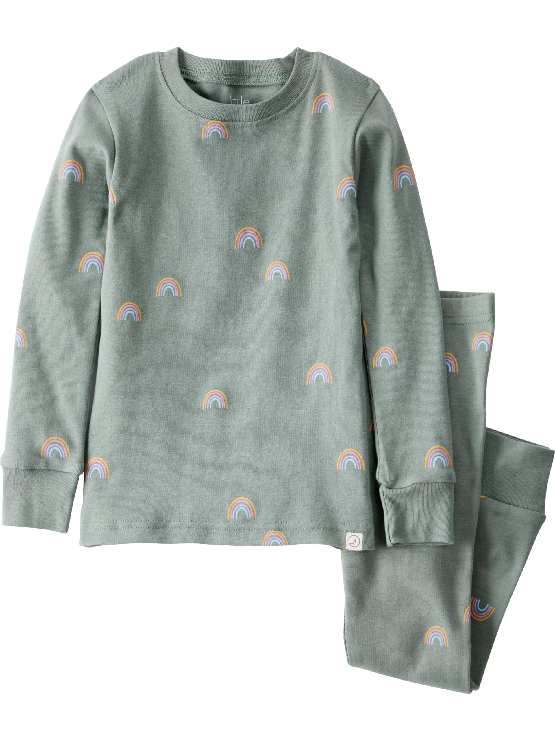 little planet by carter's unisex-baby 2-piece Pajamas Made With Organic Cotton