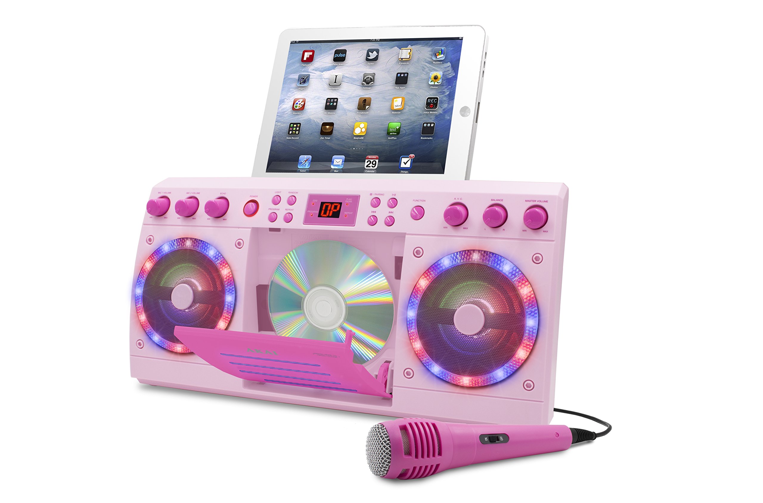 DIGITAL VISION KARAOKE CDセット359枚 Akai KS303P-BT Bluetooth CD&G Karaoke System, Pink : Amazon.in