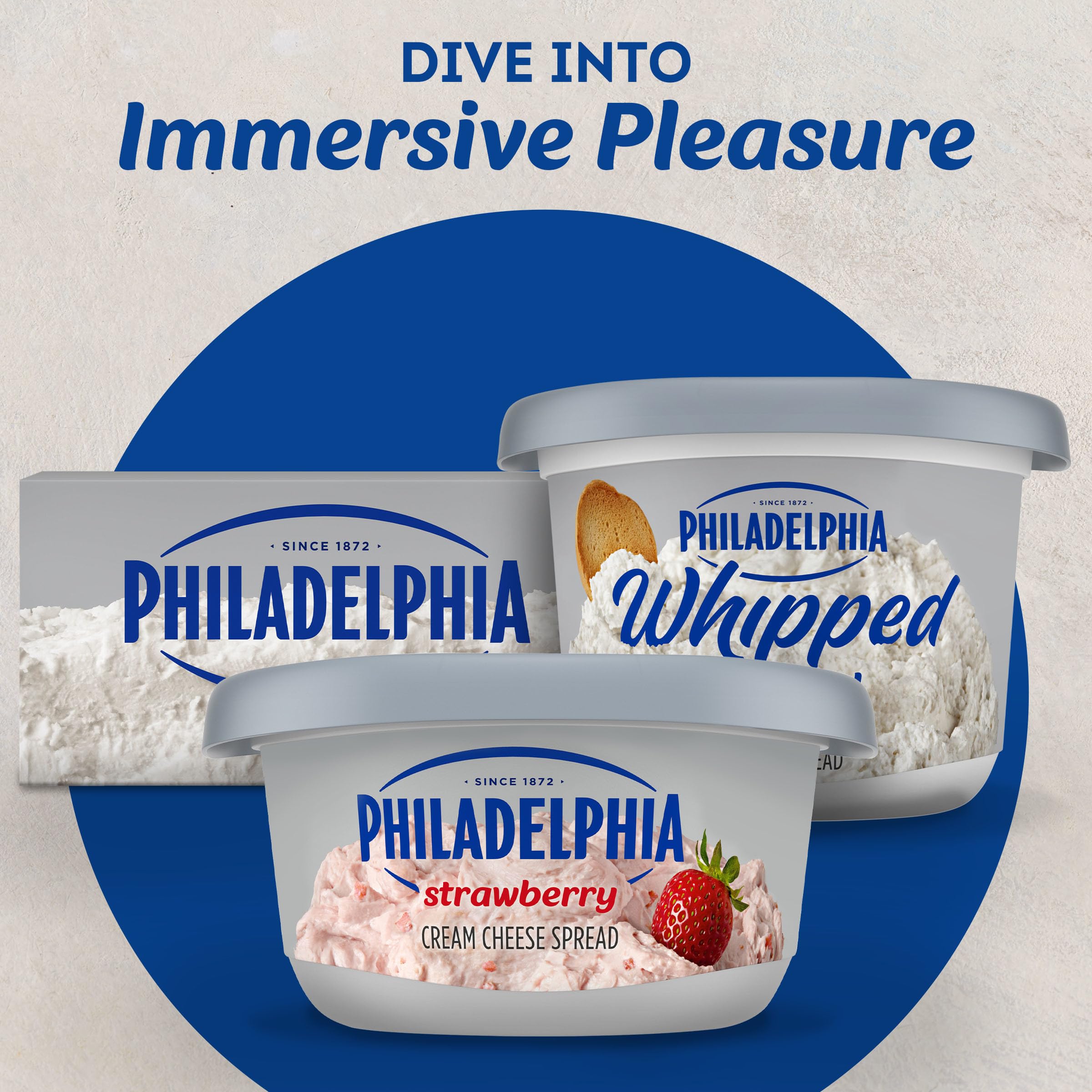 Philadelphia Flavored Cream Cheese Spread 1 Tub for Smooth Spreadable Mornings Strawberry No Artificial Preservatives Flavors or Dyes — view 7
