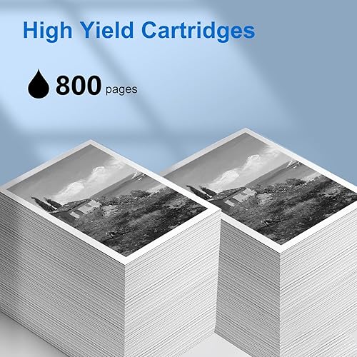 Miniatura 7 de Aulay LC404 - Cartuchos de tinta para impresora Brother LC404 con cartuchos de tinta Brother MFC-J1205W MFC-J1205W MFC-J1215W MFC-J1205W XL (negro,