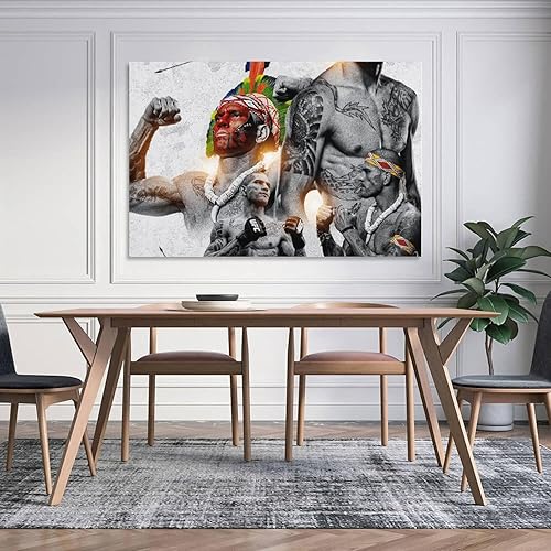 Miniatura 5 de ZHOUJIU Póster de Alex Pereira Boxer (12) Póster de arte de pared, regalos para dormitorio, decoración del hogar, cuadros de pintura en lienzo de 20