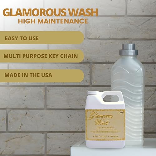 Miniatura 4 de Worldwide Nutrition Paquete, 2 artículos Tyler Glamorous Wash Detergente líquido de alto mantenimiento con aroma fino para ropa - Contenedor de