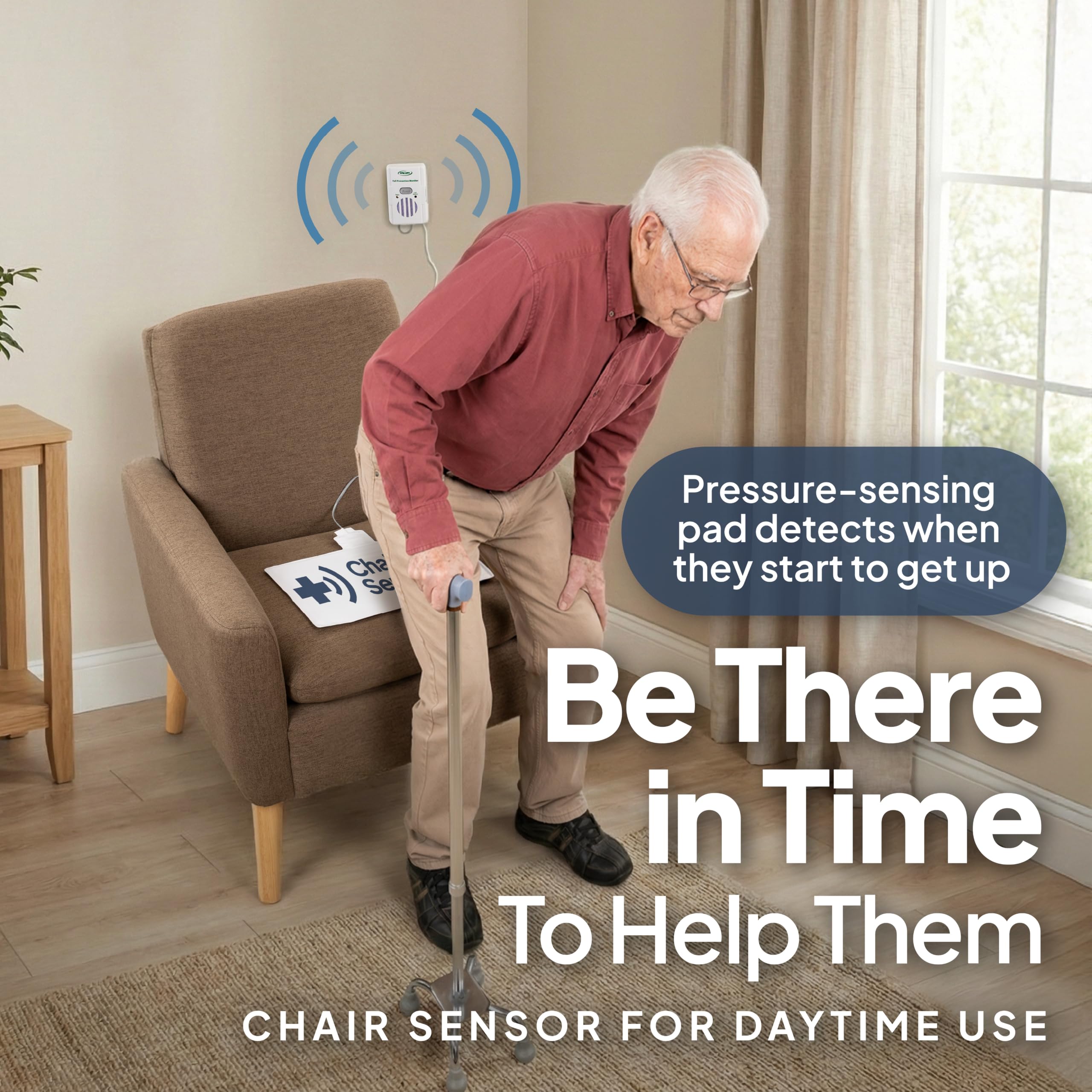 Bed Alarm with Long Term Bed and Chair Pads