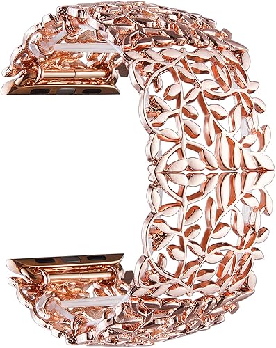 VIQIV Correa de pulsera compatible con Apple Watch de 1.496in, 1.575in, 1.614in, 1.654in, 1.732in, 1.772in, iWatch Series SE 7654321 para mujer, VIQIV Correa de pulsera compatible con Apple Watch de 1.496in, 1.575in, 1.614in, 1.654in, 1.732in, 1.772in, iWatch Series SE 7654321 para mujer,