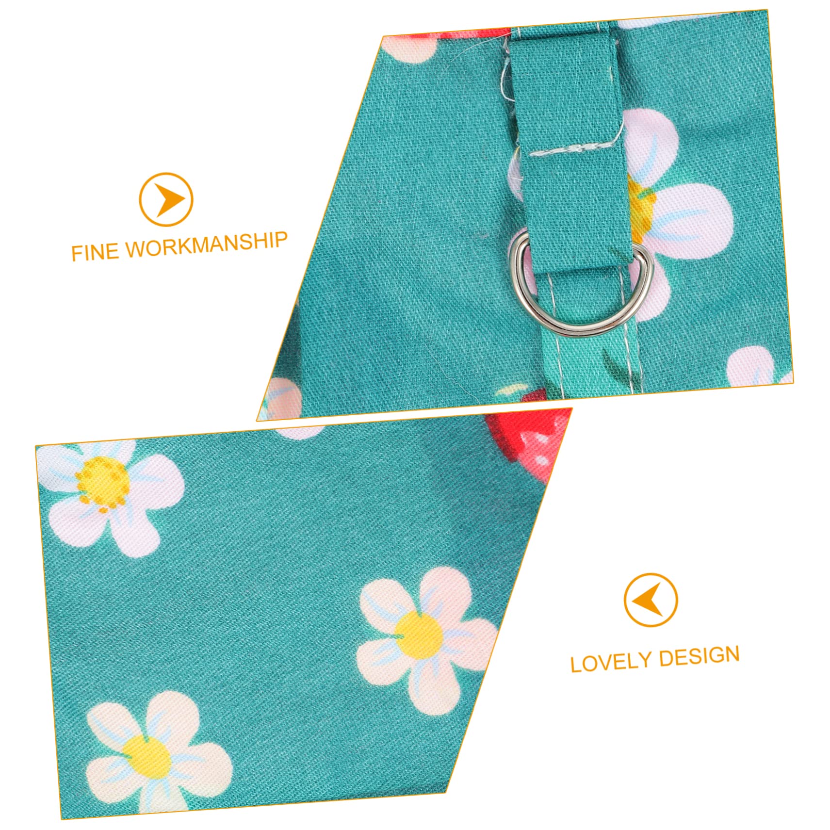 Ipetboom 6sets Pettorine Per Conigli e Cincillà Con Guinzaglio Abbigliamento Per Animali Domestici Stile Gilet Con Design Ergonomico Per Uscite e Foto Stroberry Pineapple