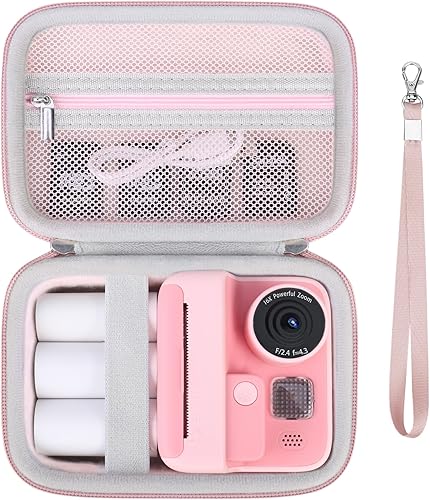 Supmay Funda para cámara instantánea para niños DylantoAnchiooMeetrye impresión instantánea, estuche de almacenamiento de viaje para cámara digital