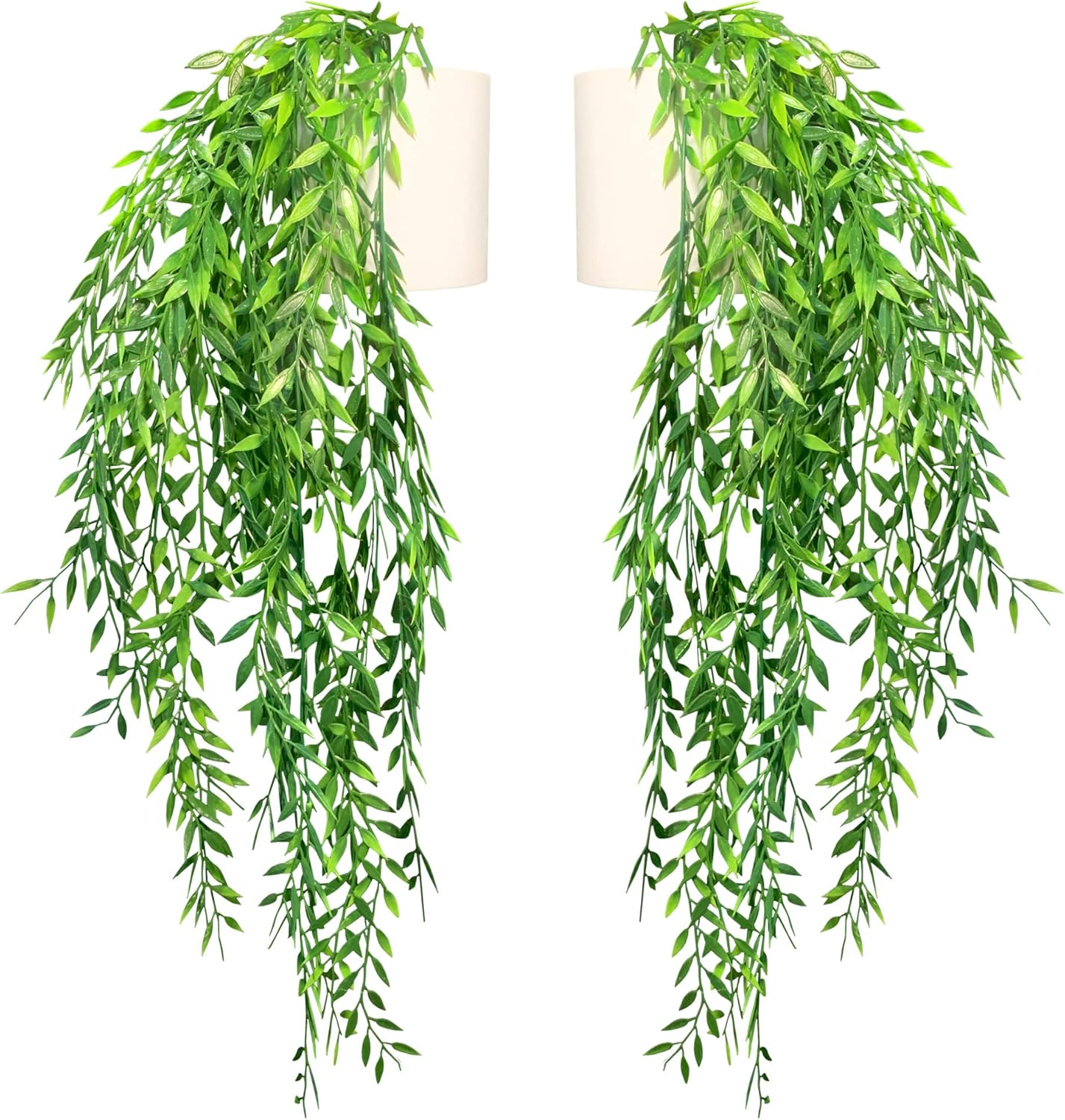 Eco Home Store x2 fake plants artificial plants indoor hanging plants