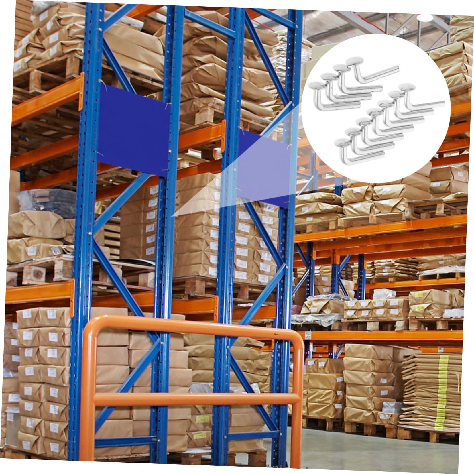 OSALADI Storage Rack L- Latch Drop Pin Pallet Rack Anchor Hardware Pin Plug Kit