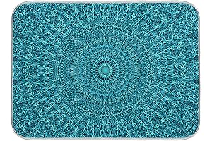 Mandala Teal Mat: The Perfect Entranceway Solution