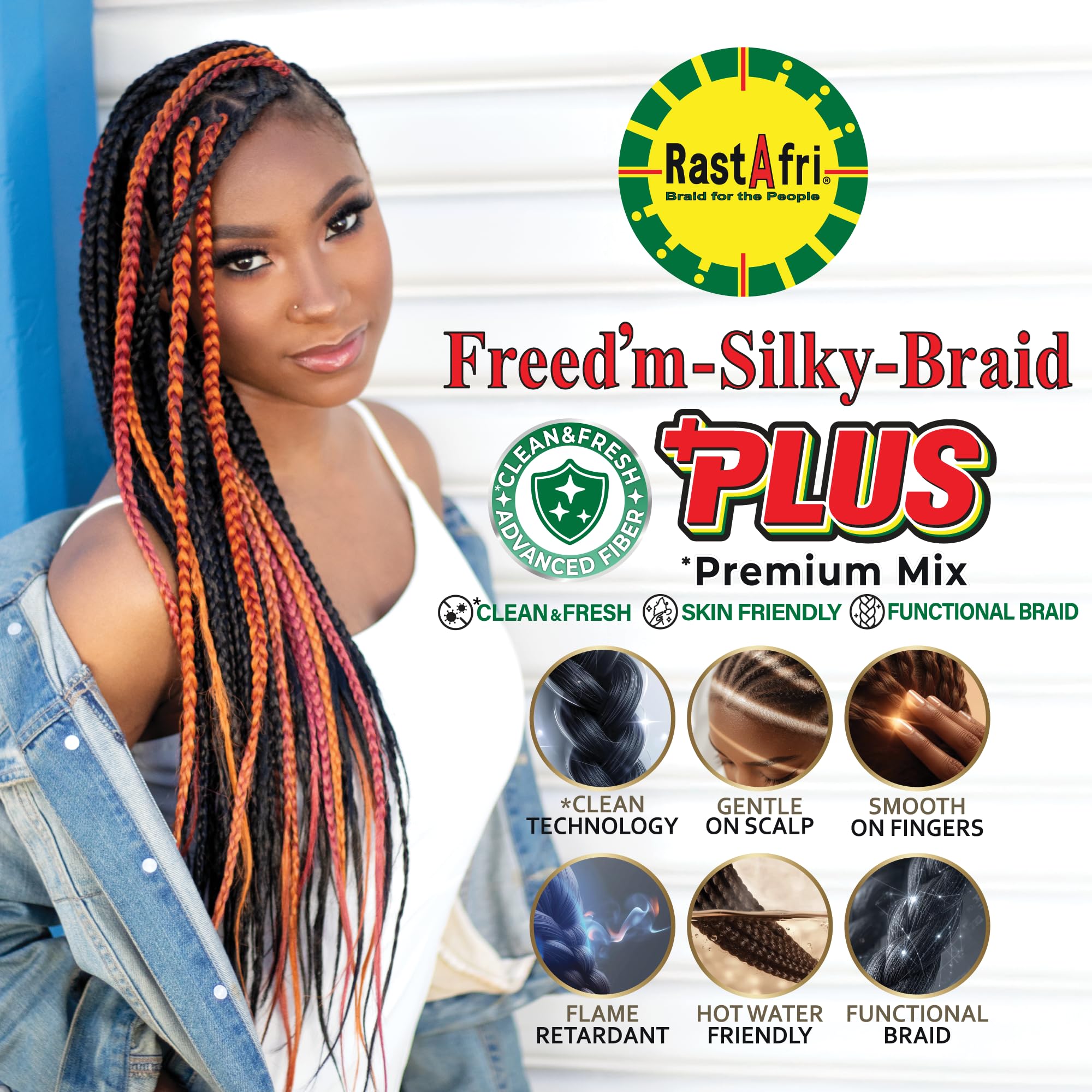 Amazon.com : Rast A fri AFB Silky Synthetic Braiding Hair