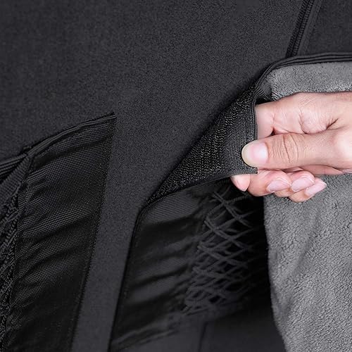 Vista 14 de Universal Mesh Cargo Net Storage Net Wall Sticker Organizer Pouch Bag Storage Mesh Net for Car Trunk Storage Add On Organizers for Car Truck