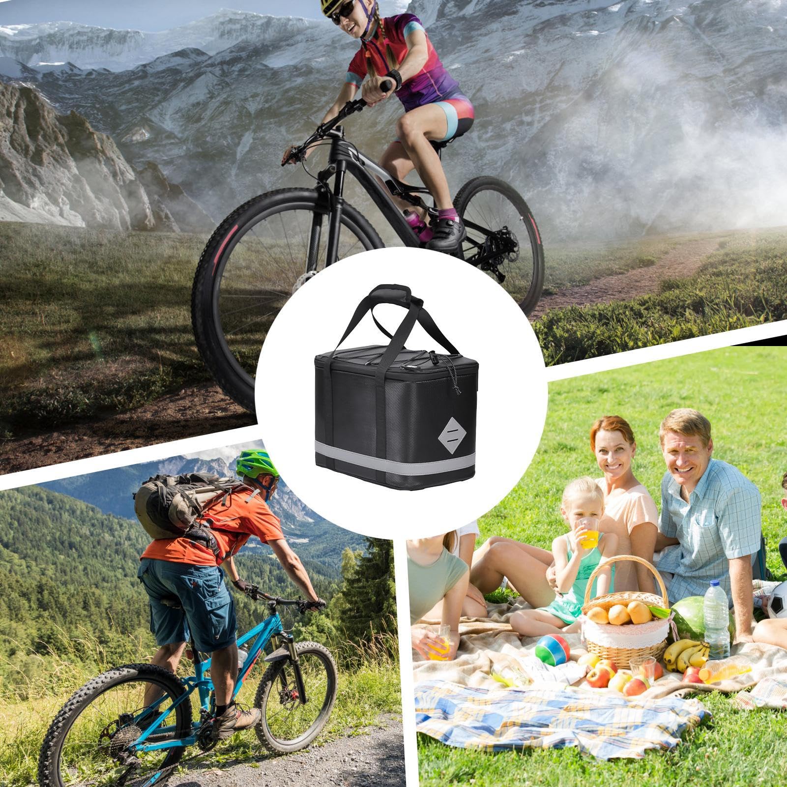 Borsa Posteriore Per Bicicletta Borsa Ergonomica Per Trasporto In | Borsa Ergonomica Comoda E Portatile Per Ciclismo Viaggi E Motocicletta