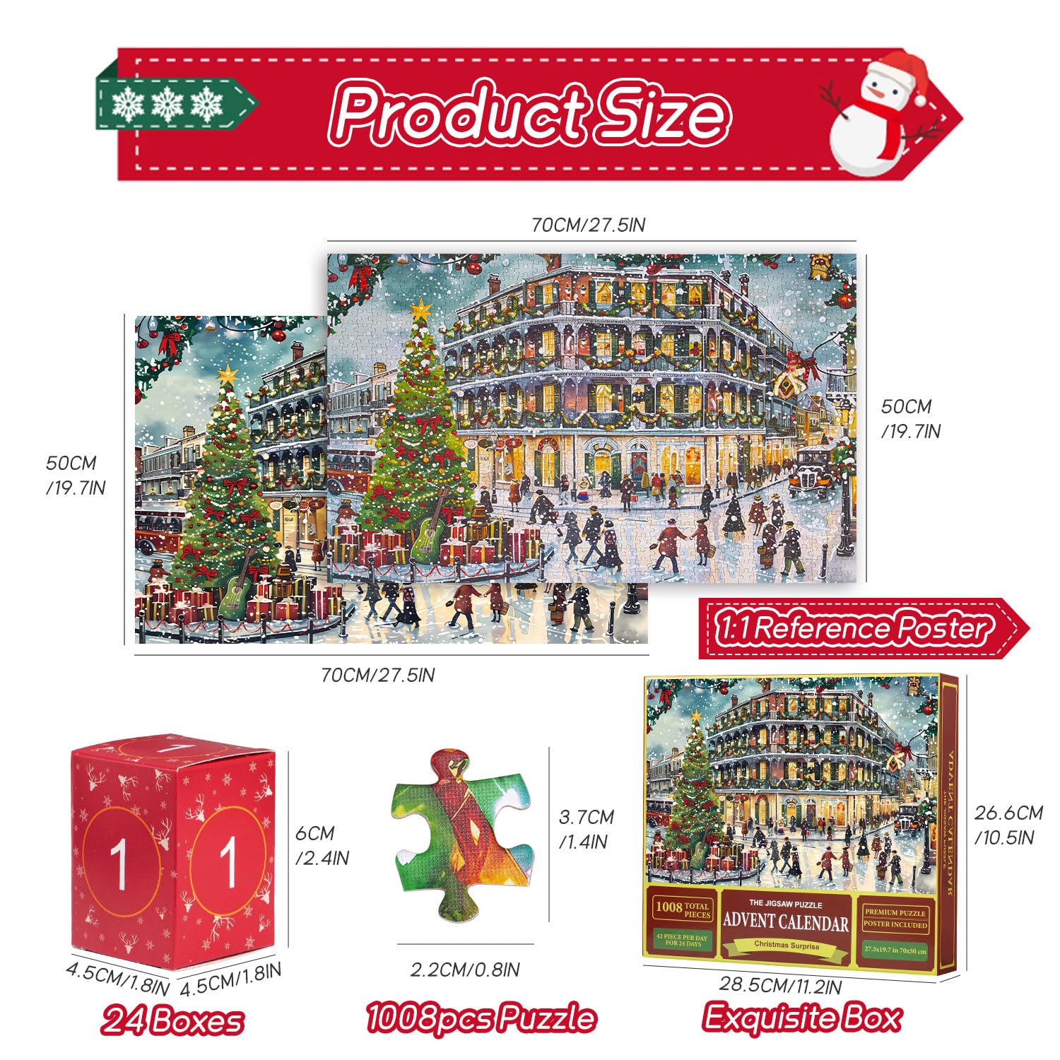 Calendario Dell'Avvento 2025 Rompicapo E Fidget - 24 Puzzle In Legno E Metallo - Gioco Conto Alla Rovescia Natale Per Bambini E Adulti - 5