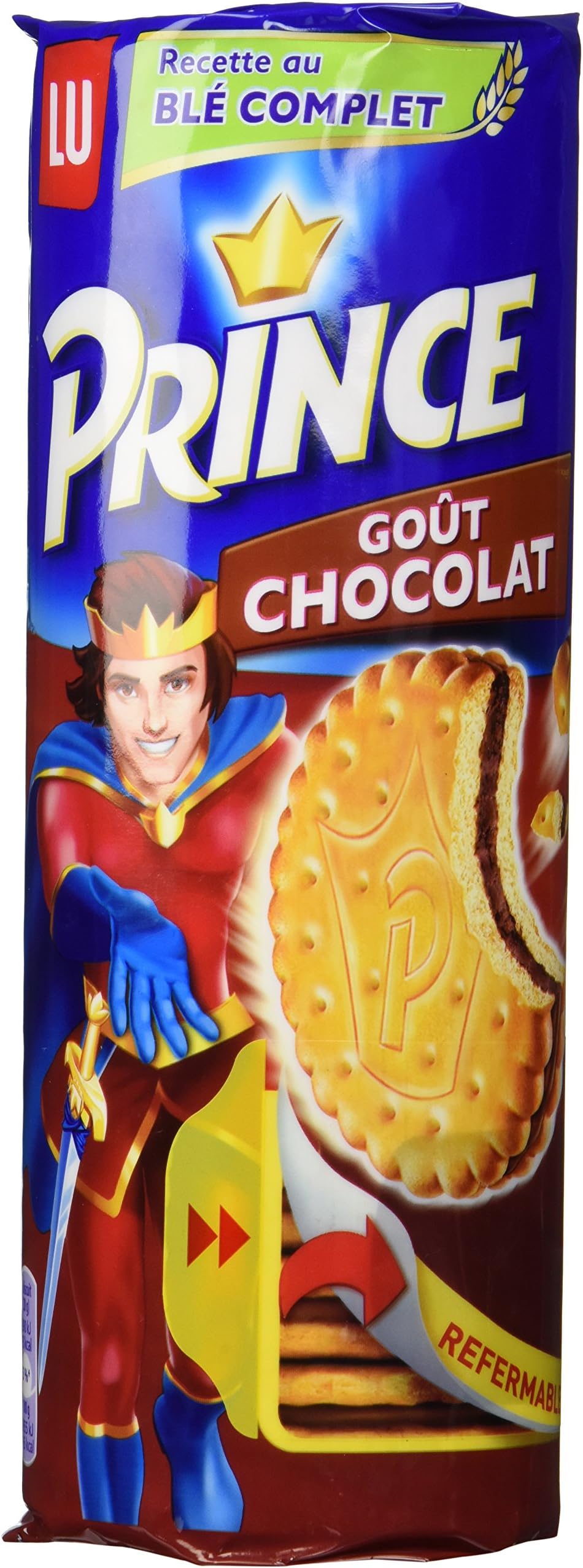 Lu Prince Chocolat Sandwich Cookie with Chocolate