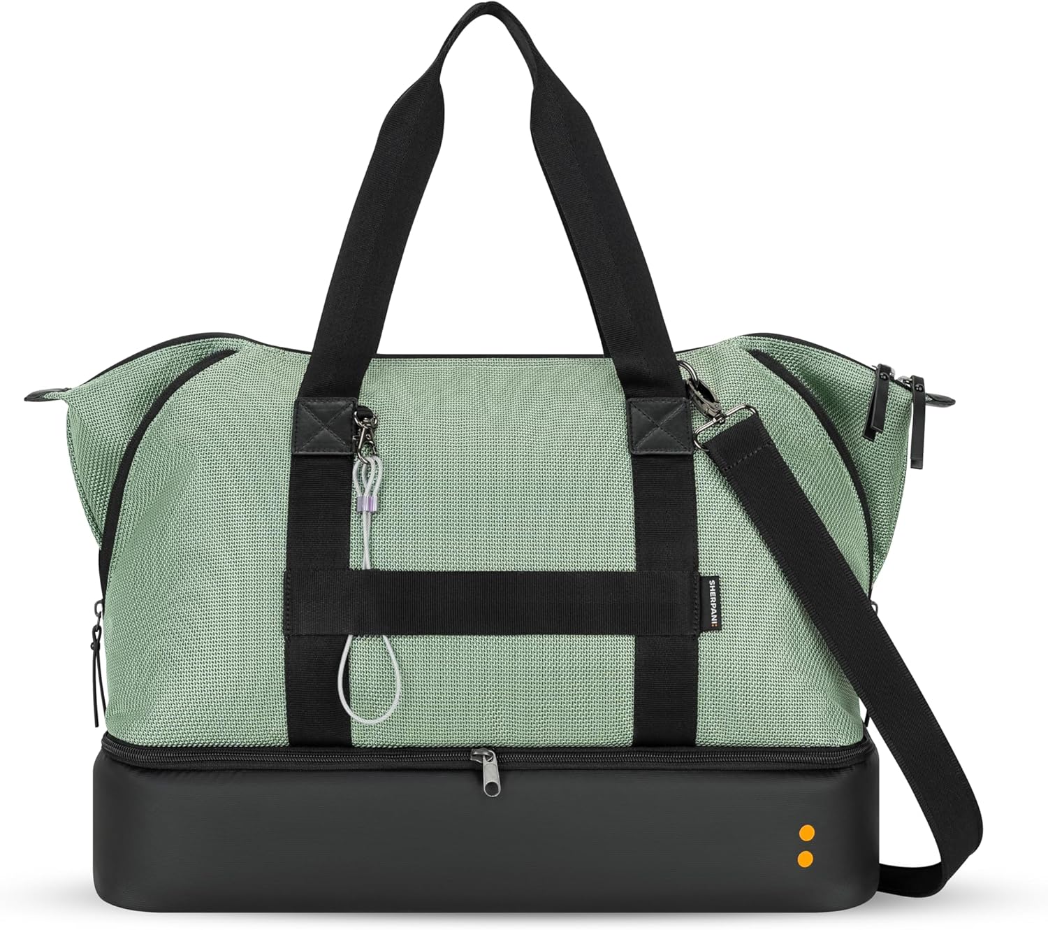 Sherpani Boston, Anti Theft Weekender Bags, Travel Duffel Bag, Carry On Tote Bag with Removable Shoe Bottom Compartment