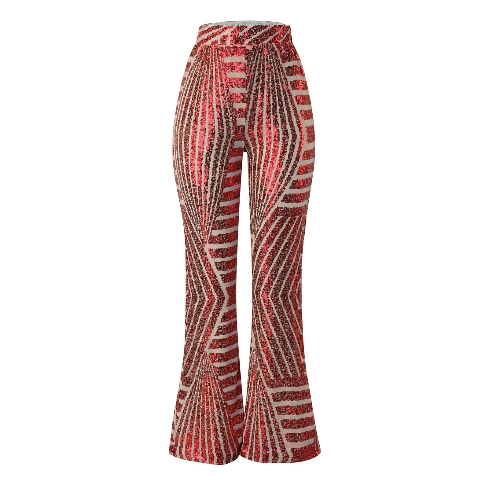 Générique Pantalon Femme Taille Haute Confortable Chic Élégant Casual Large Bureau Fluide Droit Palazzo Cigarette Été Slim Lin Ample A87