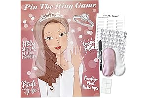 Bridal Shower Games, Pin The Ring On The Bride