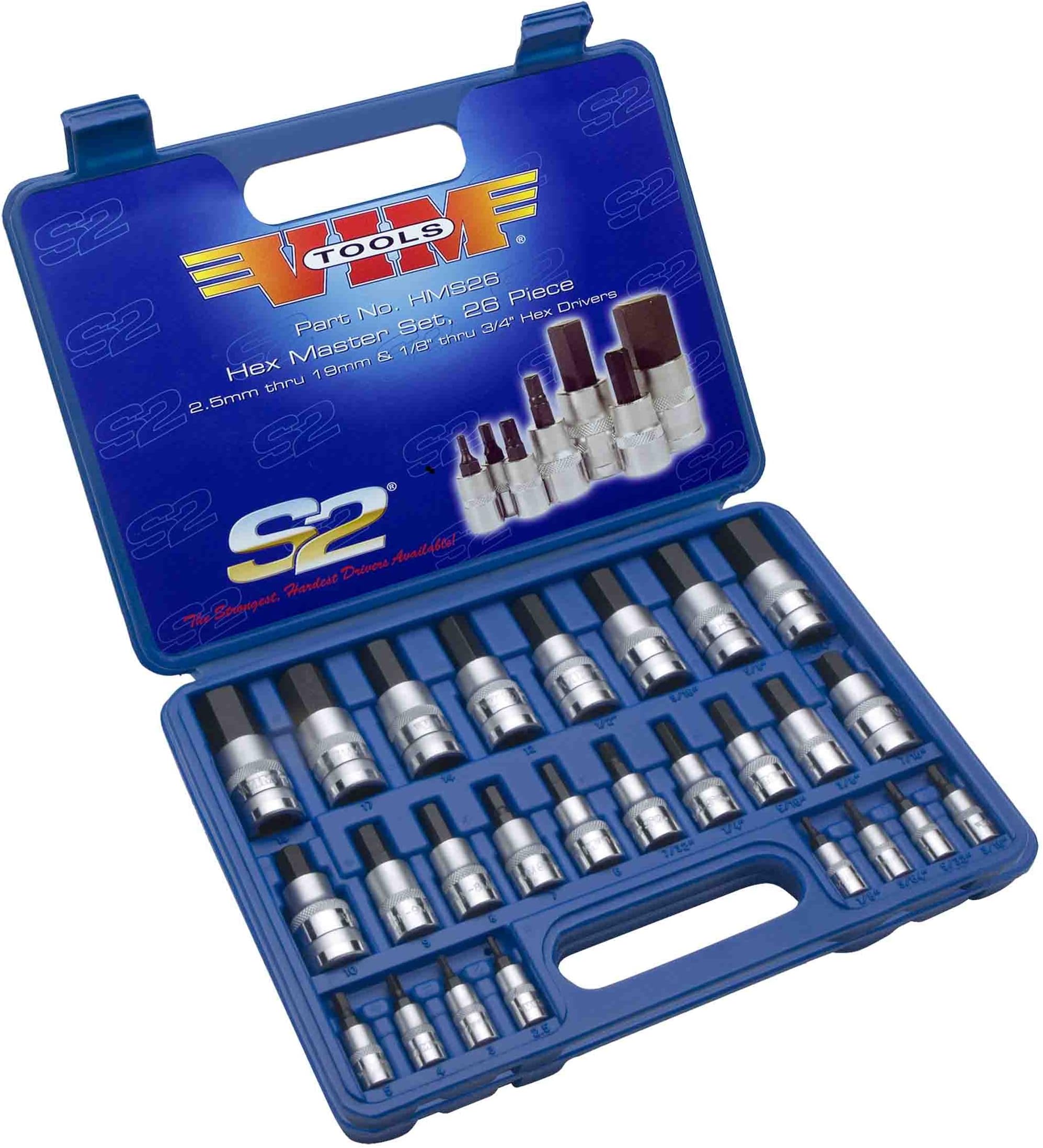 VIM Tools HMS26 Hex Master Set