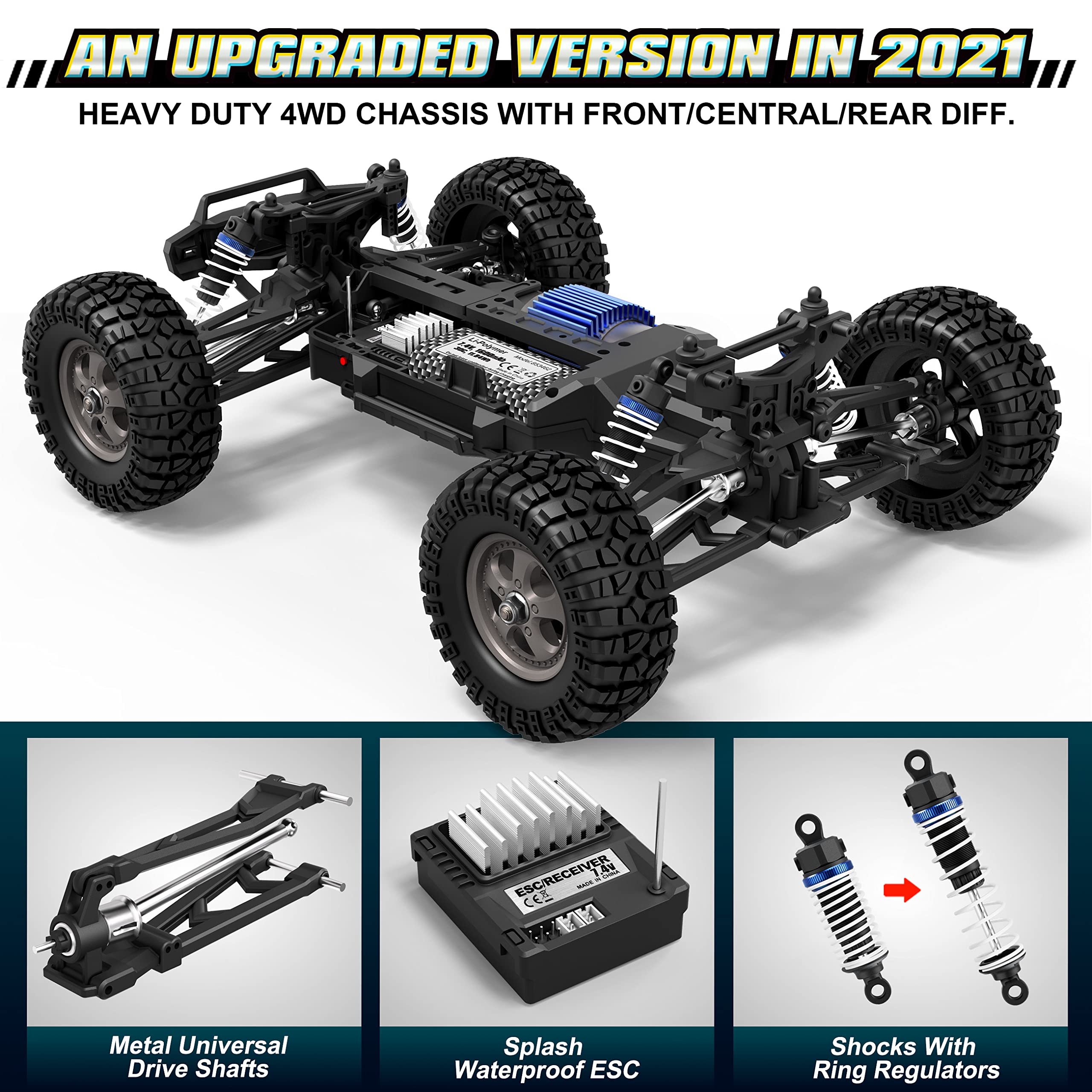 2995 Remote Control Truck 112 Scale RC Buggy 550 Motor Upgrade Version