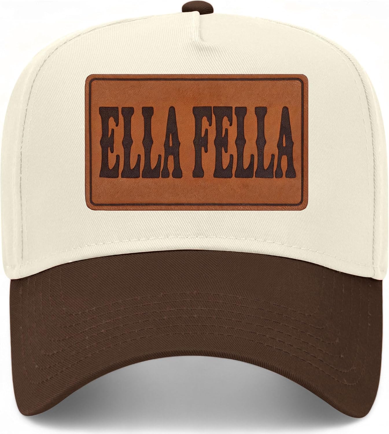 BROTHER TRUCKERS Ella Fella Leather Patch Hat