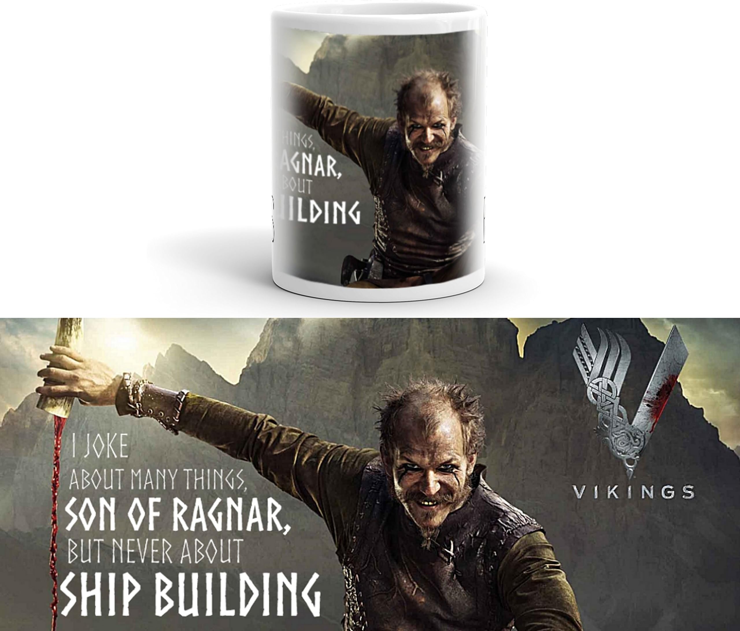 Forever Personal DesignsVikings Floki 11oz Mug by Forever Personal Designs