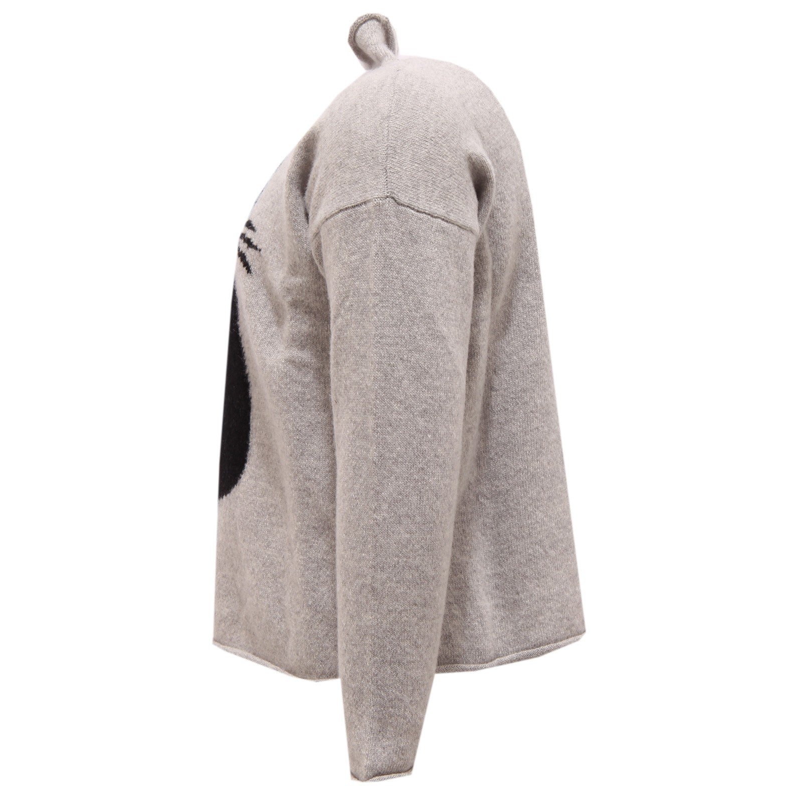 IL GUFO 2715V Maglione Bimba Lana Grey Wool Sweater Girl Kid