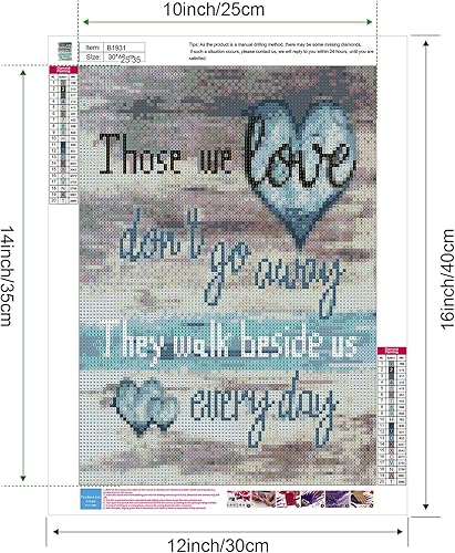 Miniatura 2 de UPINS Kit de pintura de diamante 5D para adultos, tema de amor, redondo, taladro completo, manualidades, puntos de diamante, suministro de lienzo