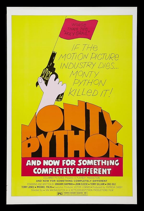 MONTY PYTHON AND NOW FOR SOMETHING COMPLETELY DIFFERENT *ORIG MOVIE