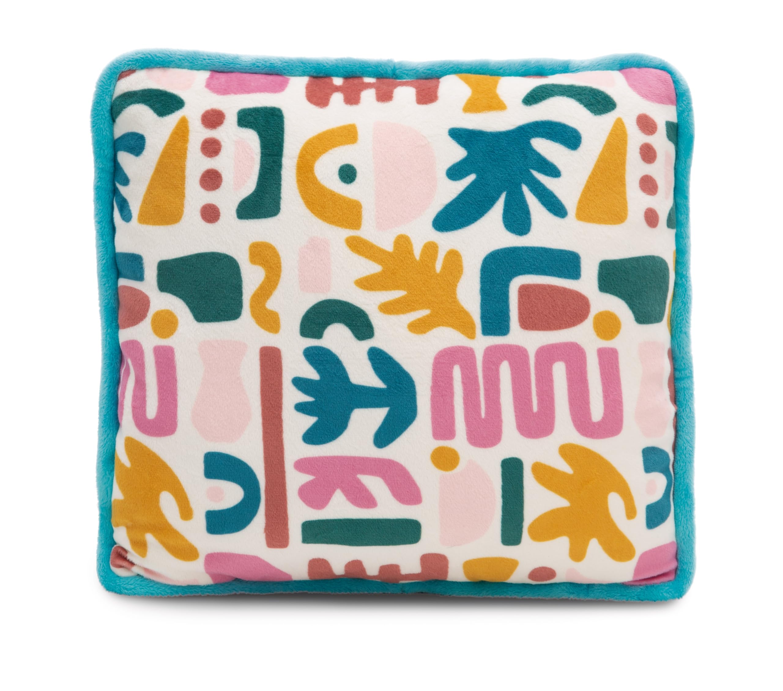 Poduszka kangur z młodym kangurkiem 7cm 30x30cm brązowy - Puszysta poduszeczka dla chłopców, dziewczynek,i niemowląt - idealna do domu, przedszkola lub w podróży