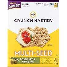 Crunchmaster Rosemary & Olive Oil Multi-Seed Crackers, 3.54 Oz