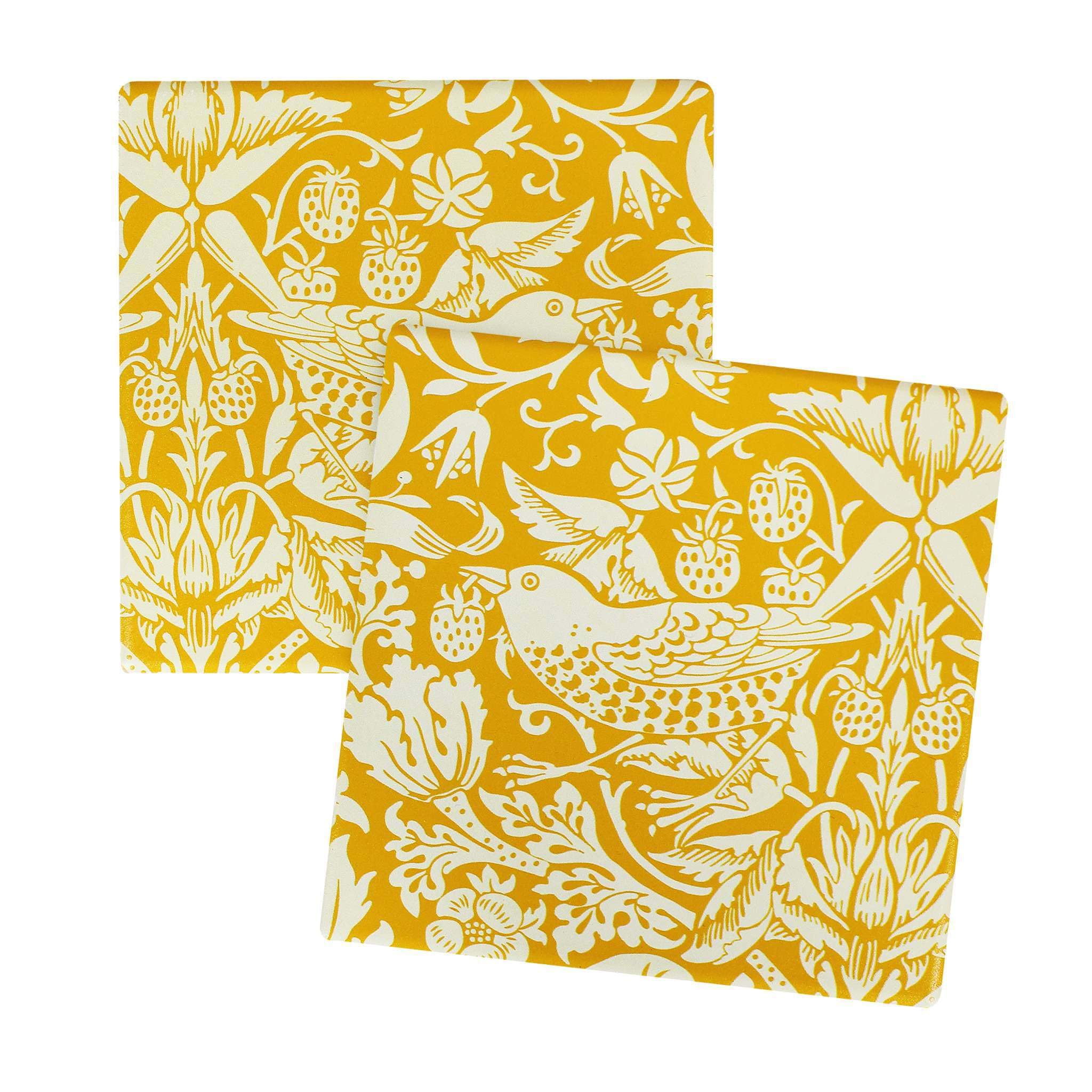 William Morris Coasters Set of 2 Ceramic Quince