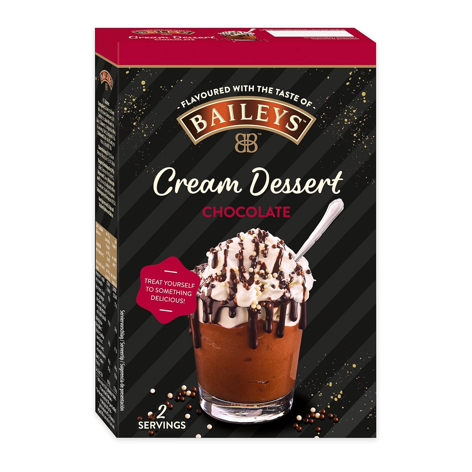 Baileys Cream Dessert Chocolate, alkoholfrei, mit Crispies und Schoko ... Baileys Cream Dessert Chocolate, alkoholfrei, mit Crispies und Schoko ...