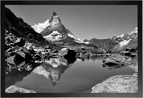 Miniatura 7 de FrameWorks Paquete de 2 marcos negros de madera con bordes clásicos de 24 x 36 pulgadas