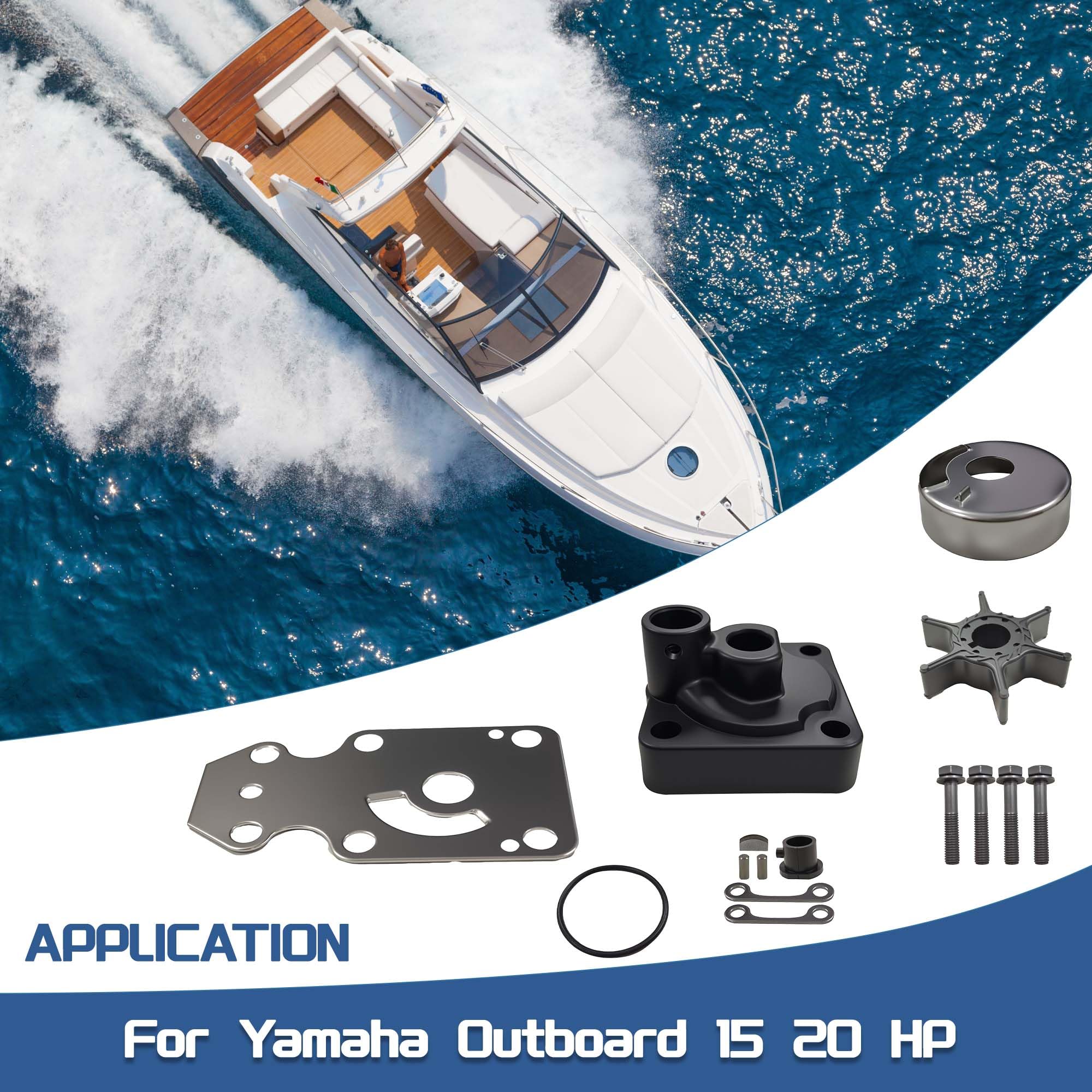 46-46237 EMP Water pump Repair Kit Replaces Yamaha 6AH-W0078-00