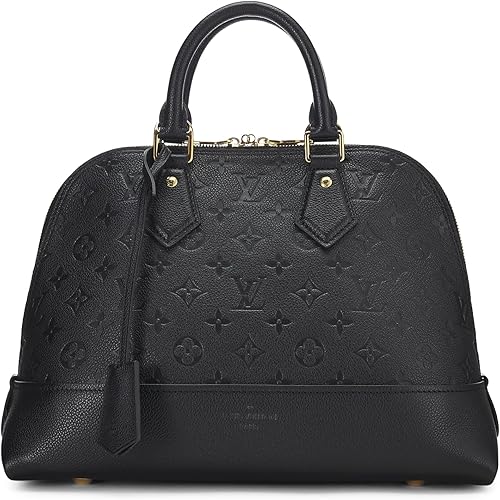 Louis Vuitton, Pre-Loved Black Monogram Empreinte Neo Alma PM, Black