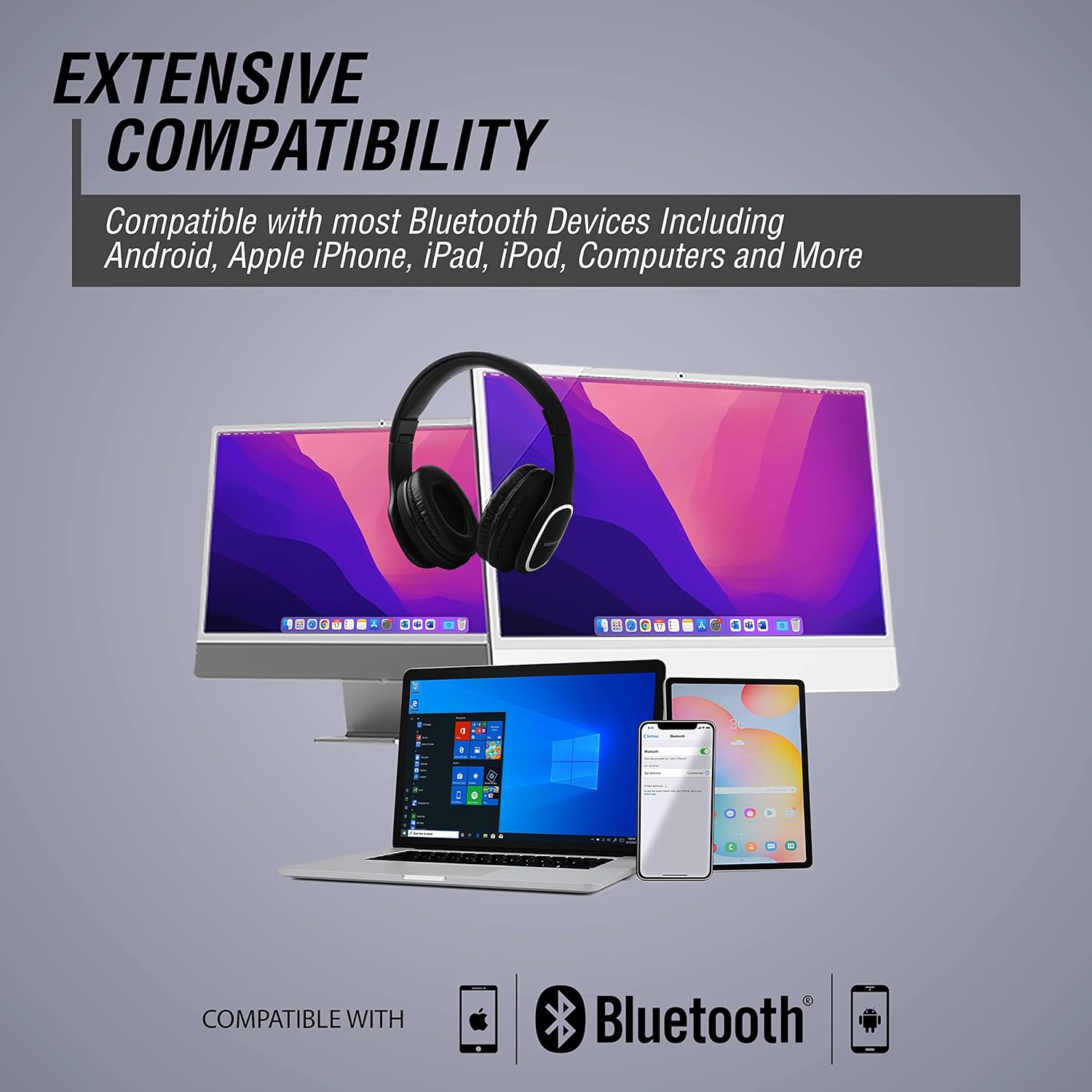 Extensive Compatibility of Volkano Phonic Series Headphones