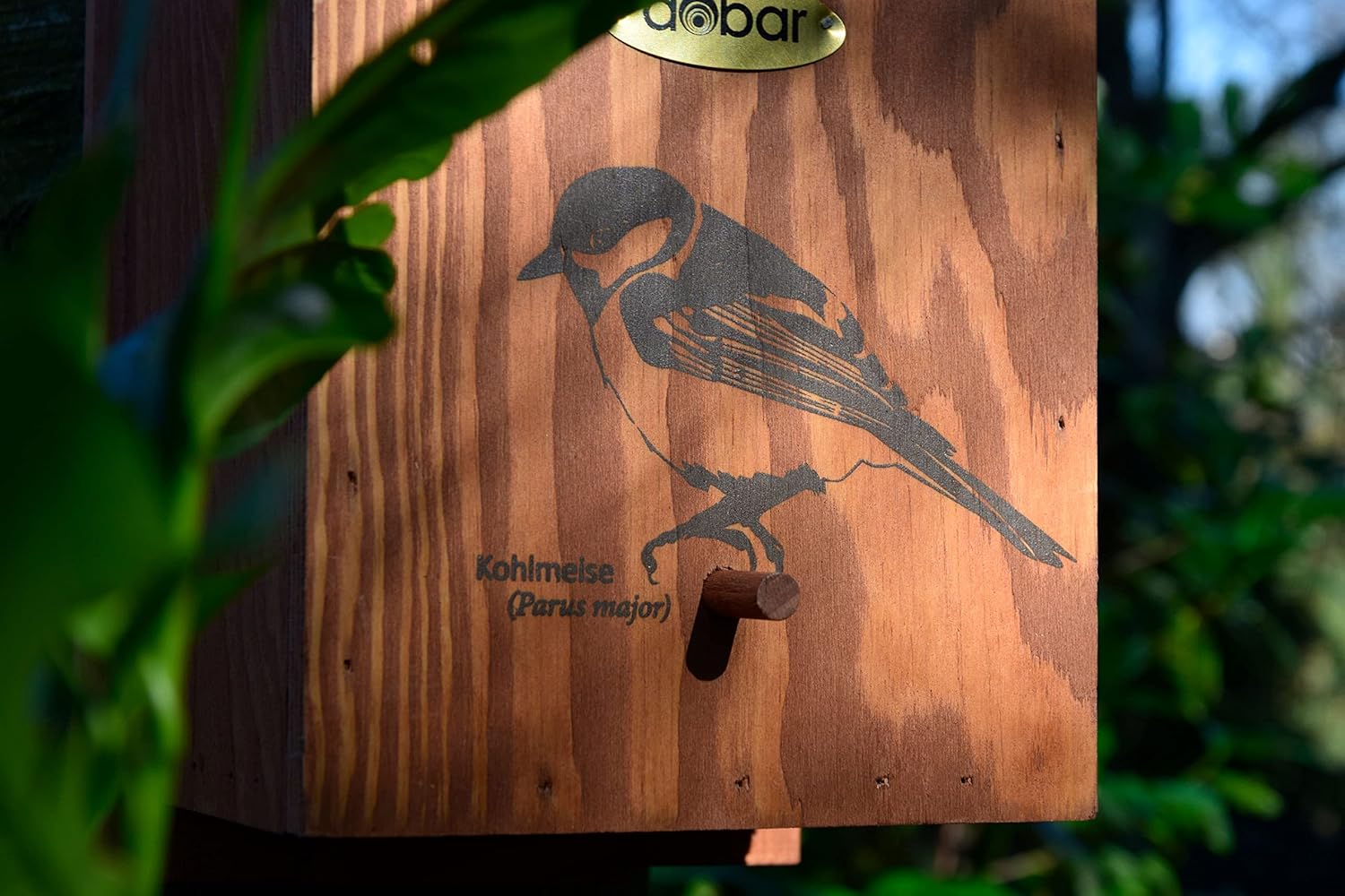 Nesting Box with Screen Printed Motif Great Tit
